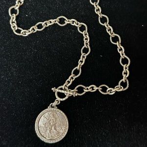 Rare Brighton Serenity Angel Necklace